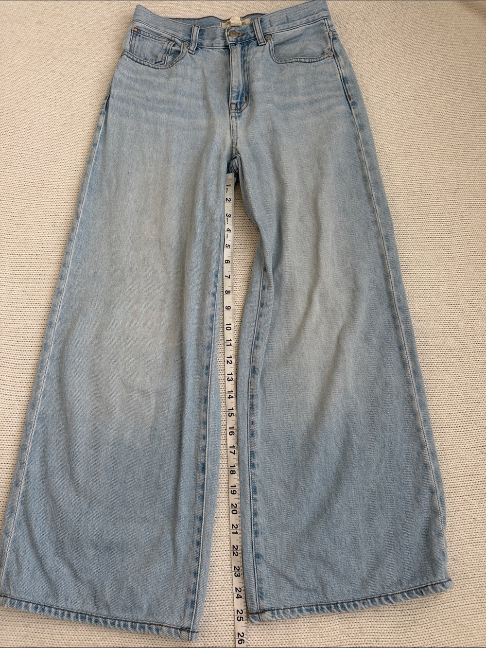 Madewell Super Wide Leg Jeans Size 25 - Picture 7 of 8